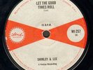 LET THE GOOD TIMES ROLL. shirley & lee. ISLAND 7in.1965
