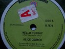 ALICE COOPER RARE 45 Hello Hurray NEW ZEALAND B7673