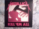 Metallica Kill 'Em All Original Megaforce LP Record