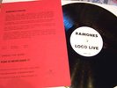 RAMONES Loco Live Rare GERMAN PROMO LP KBD Punk Misfits