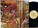 IRON MAIDEN SOMEWHERE IN TIME RARE ARGENTINA PROMO LP