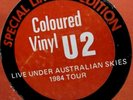 U2 Red Vinyl LIVE Blood Red Sky OZ Tour 1984 LP Ltd Ed