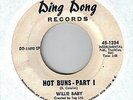 UNCOMMON R&B 45/WILLIE BABY on DING DONG