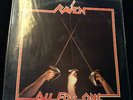 Raven All For One Vinyl Autographed Megaforce Records