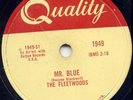FLEETWOODS - MR. BLUE - RARE 78 RPM - LATE 1959 CANADA