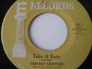 DON RAY SAMPSON TAKE IT EASY rare NORTHERN SOUL Hear It