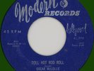 OSCAR McLOLLIE Roll Hot Rod Roll 45rpm Modern 1955 blue