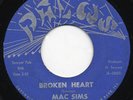 LISTEN-Rare Rockabilly 45-Mac Sims-Drivin' Wheel-Palos