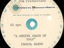 GARAGE / PSYCH - PROCOL HARUM- 10 INCH ACETATE- LISTEN