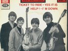 BEATLES ++EP++TICKET TO RIDE+EXPORTPRESSUNG++FRANKREICH