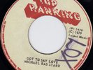 MICHAEL RAS STAR - GOT TO SAY LOVE on TOP RANKING    ??
