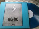 AC/DC Live LP 7 track Blue Vinyl EX
