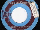 Rockabilly 45 JIMMY JEFFERS Purple Crackle on Target