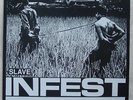 INFEST - SLAVE rare SIEGE dropdead CROSSED OUT LP