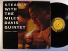 MILES DAVIS Steamin with... PRESTIGE LP