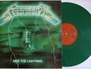 METALLICA Ride The Lightning LP GREEN VINYL bernett rec