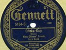 Gennett 5184 KING OLIVER'S CREOLE BD Snake Rag VG+