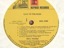 Neil Young Give To The Wind Rare New Zealand Pressing