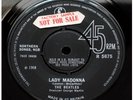 Beatles Lady Madonna UK 1968 *FACTORY SAMPLE* 45 EX+