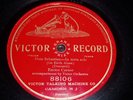 OPERA 78 rpm RECORD Victor GP ENRICO CARUSO Sebastien