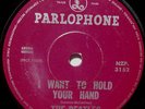 THE BEATLES 45 I Wanna Hold Your Hand New Zealand PARLO