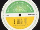 BBC TRANSCRIPTION - PSALMS - 93958 / 93959