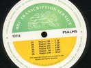 BBC TRANSCRIPTION - PSALMS - 93956 / 93957