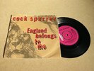 COCK SPARRER ENGLAND BELONGS TO ME RARE PUNK  OI
