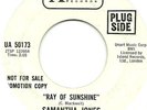 SAMANTHA JONES - Ray Of Sunshine - 1967