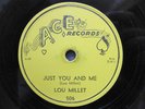 LOU MILLET ultrarar ACE Country-Bopper Rockabillly HEAR
