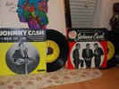 Johnny Cash 2 Sun ep s I Walk The Line & Top Hits 45