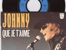 45 TOURS JOHNNY HALLYDAY POCHETTE PAPIER LA PLUS RARE