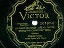 Victor 20497 ALBERTA HUNTER with MIKE JACKSON 1927 N-