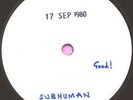 Throbbing Gristle - Subhuman TEST PRESSING 7