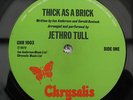 Jethro Tull THICK AS A BRICK UK LP 1ST WHITE i EX++