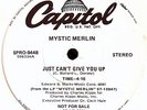MYSTIC MERLIN - JUST CAN'T GIVE YOU UP * 1980 PROMO *