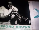 CLIFFORD BROWN : MEMORIAL ALBUM RARE JAPAN LP BLUE NOTE