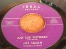 Joe Simon - Just Like Yesterday on IRRAL MINT RNB