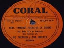 JOE THERRIEN Jr RARE ROCKABILLY ARGENTINA CORAL 78 RPM