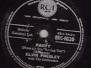 ELVIS PRESLEY PARTY IRISH EIRE RCA ERC 1020 78 RARE