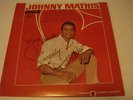 signed JOHNNY MATHIS Sings LP beautiful AUTOGRAPH