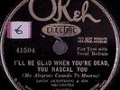 HARLEM-1930-LOUIS ARMSTRONG:YOU RASCAL YOU OKEH  78