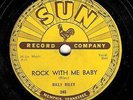 R&B BILLY RILEY Rock With Me Baby 78rpm SUN 245 L K