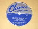 FLAMINGOS GOLDEN TEARDROPS NEAR MINT 78 RPM
