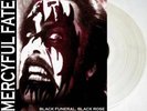 MERCYFUL FATE BLACK FUNERAL BLACK ROSE CLEAR VINYL LP