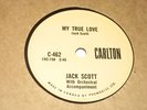 JACK SCOTT MY TRUE LOVE LEROY 78 RPM NM