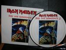 IRON MAIDEN - BEAST LIVE PT 2 LP RARE & GREAT PIC DISC