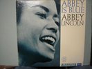 Abbey Lincoln  Abbey is Blue  Riverside 1st Press  1959