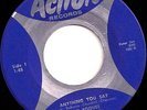 ROGUES Anything You Say 45 on ACTION Rare GARAGE Hear