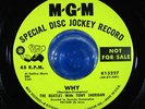 Beatles - Why/Cry For A  Shadow -MGM Promo 45- Beauty